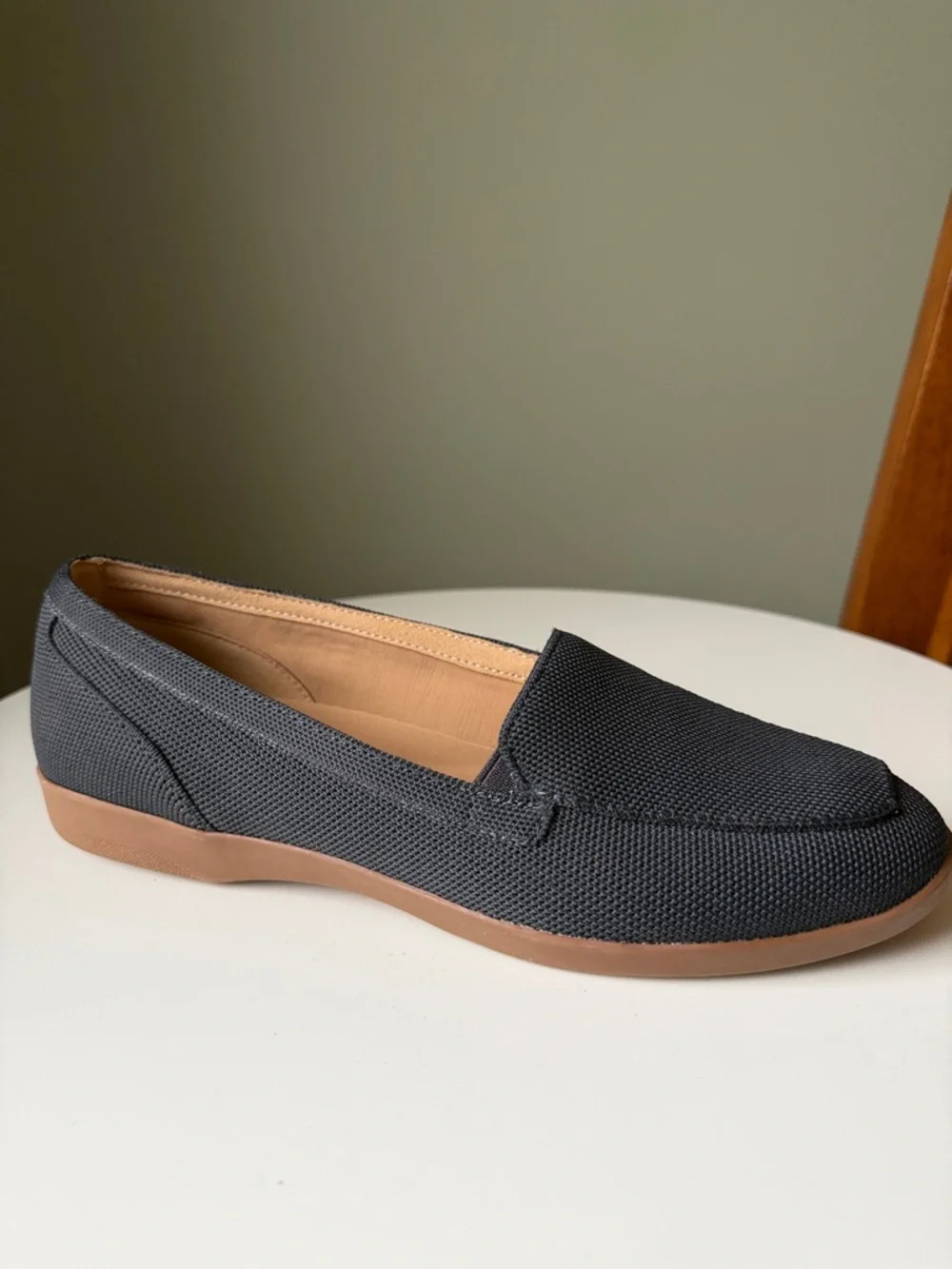 Easy Spirit Devitt women's slip-on loafers Orthotic Friendly Blue EUC